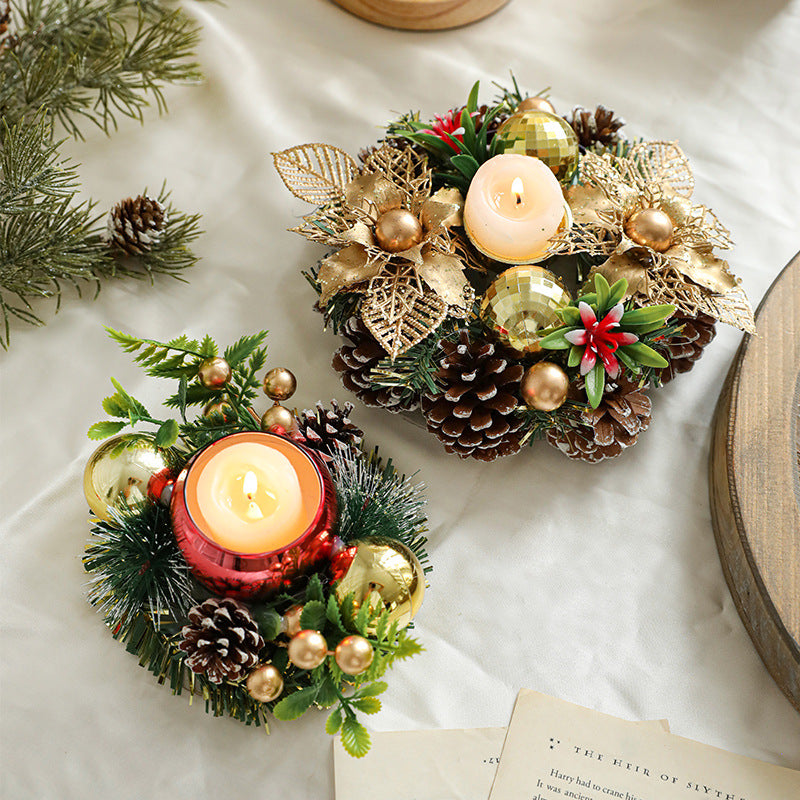 Christmas Candle Holder Set