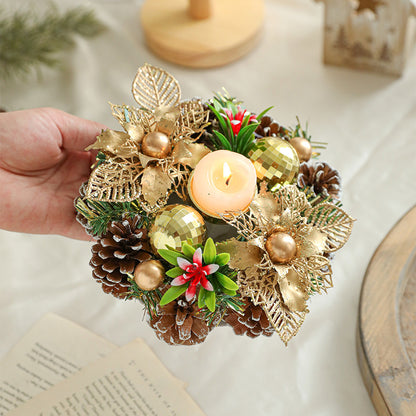 Christmas Candle Holder Set