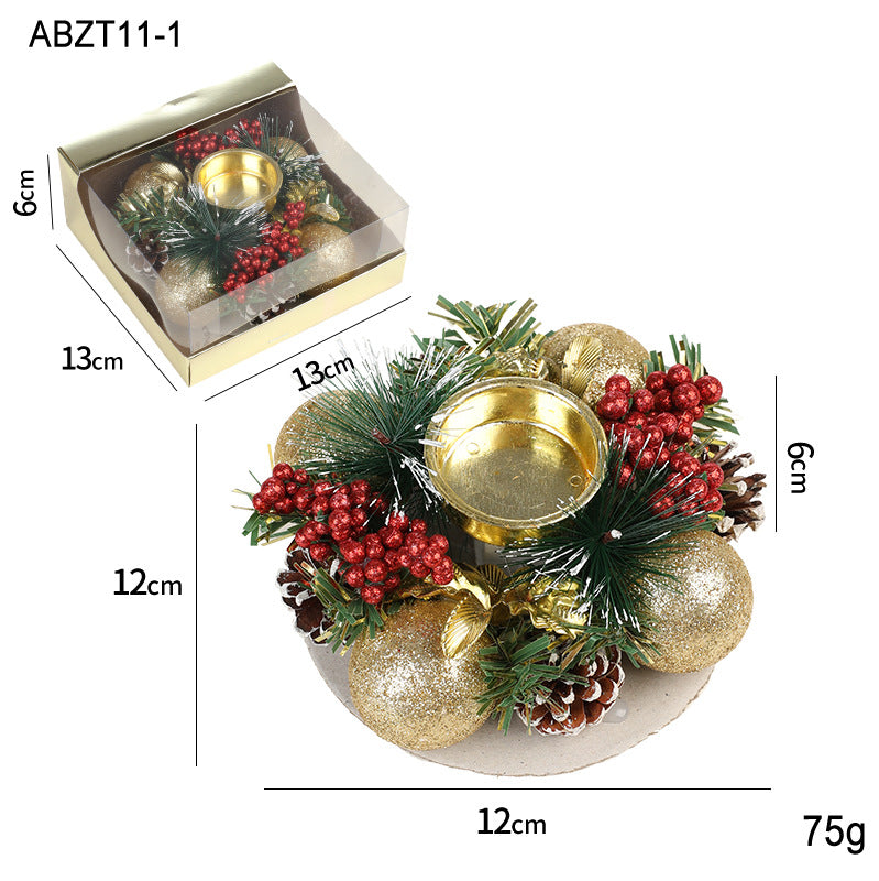 Christmas Candle Holder Set