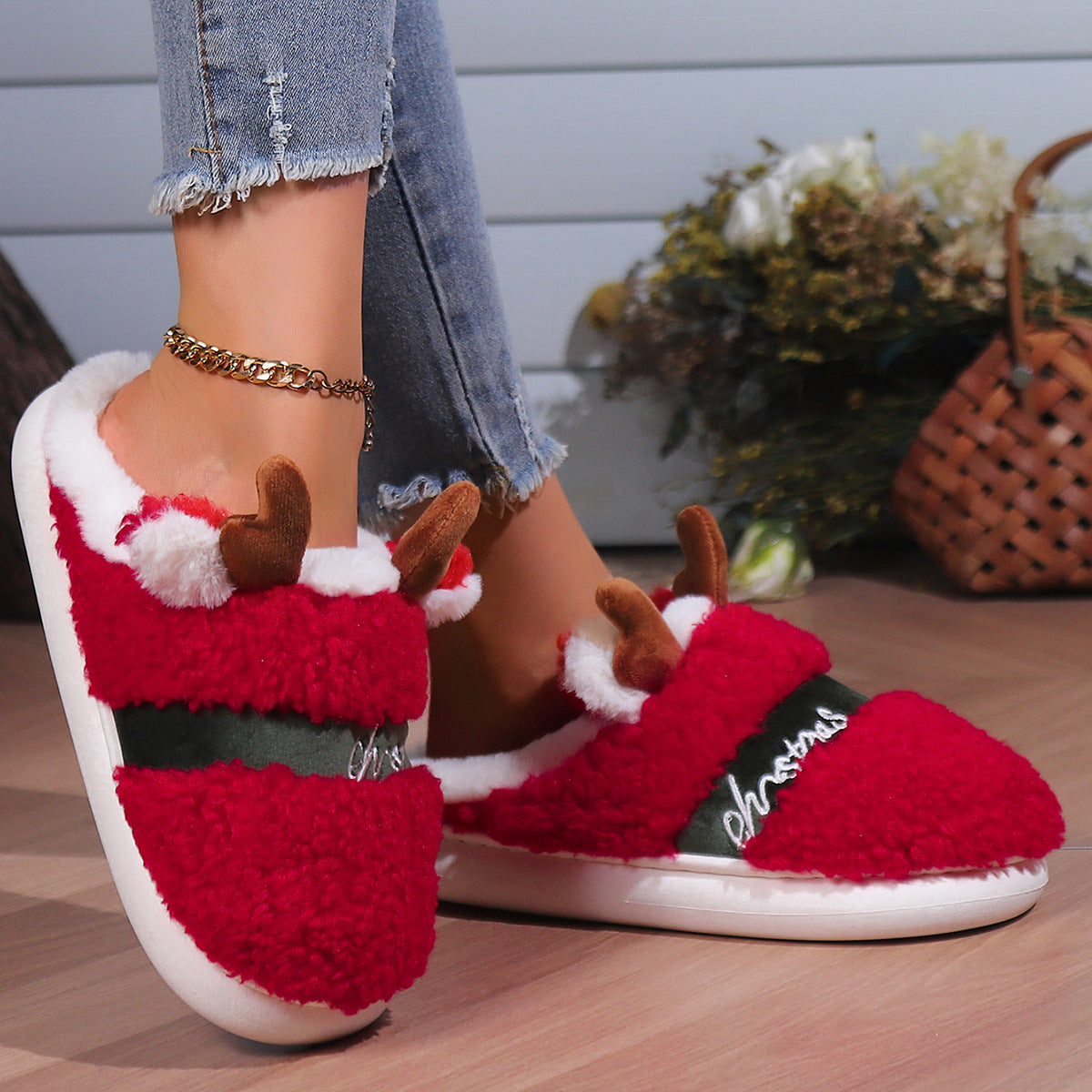 Cotton Deer slippers